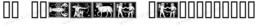 SL Zodiac Icons字体转换